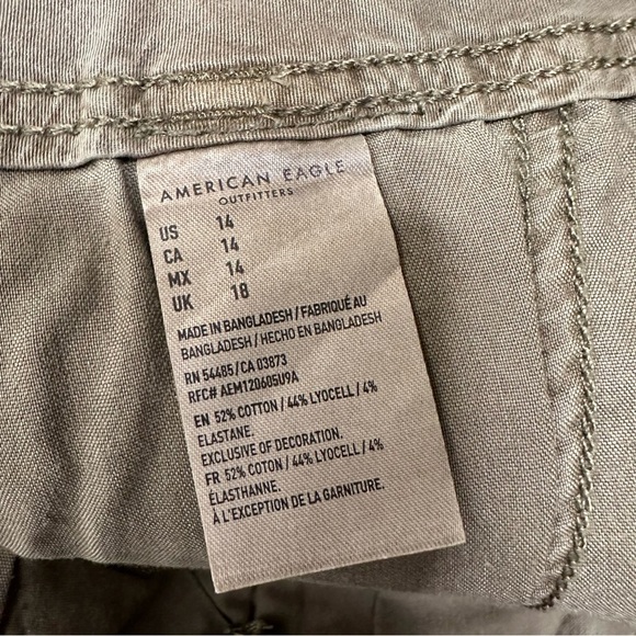 NWT American Eagle Outfitters Super Stretch 3.25" Shortie - Green Size 14 $34.95 - Picture 4 of 6